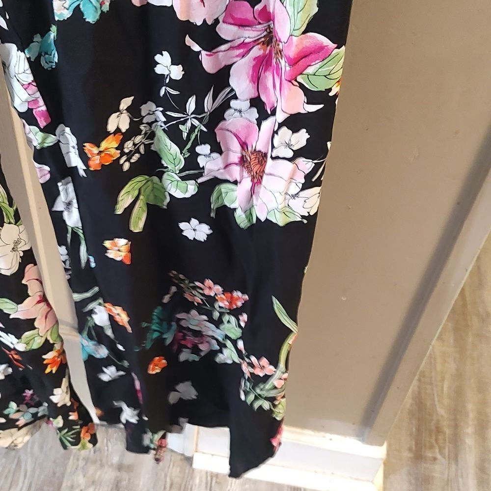 Love Fire floral long romper jumpsuit Sz M - Picture 4 of 8